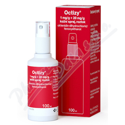Octizy 1mg/g+20mg/g drm.spr.sol.1x100ml  1MG/G+20MG/G DRM SPR SOL 1X100ML