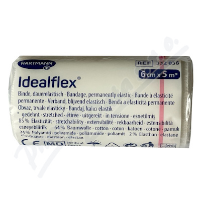 Obinadlo pružné krátkotažné Idealflex 6cmx5m  6CMX5M,KRÁTKÝ TAH,1KS