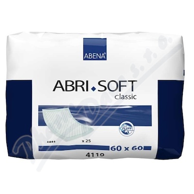 Inkont.podl.Abri Soft Classic 60x60cm 25ks  PODLOŽKY ABSORPČNÍ, 60X60CM,1300ML,25KS