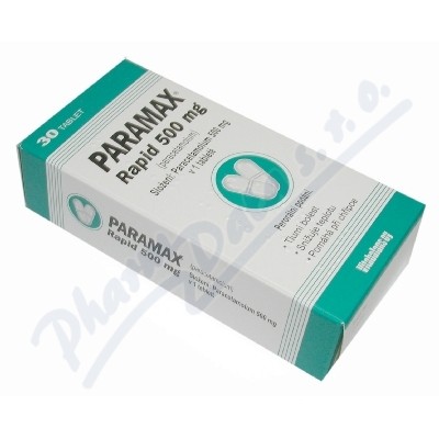 Paramax Rapid 500mg por.tbl.nob.30x500mg  500MG TBL NOB 30