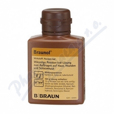 Braunol drm.sol.1x100ml  75MG/G DRM SOL 1X100ML