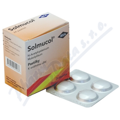 Solmucol 100mg pas.24  100MG PAS 24
