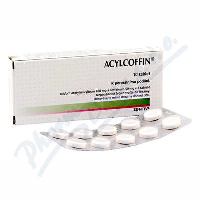 Acylcoffin por.tbl.nob.10  450MG/50MG TBL NOB 10