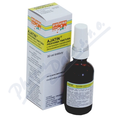 Ajatin Profar.tinkt.+mech.rozp.tct.1x50ml+rozpr.  100MG/ML DRM SPR SOL 1X50ML
