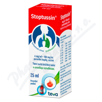 Stoptussin 4mg/ml+100mg/ml por.gtt.sol.1x25ml  4MG/ML+100MG/ML POR GTT SOL 1X25ML