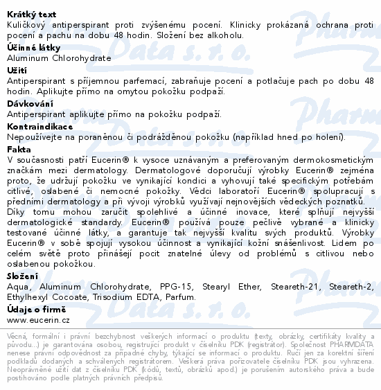 Kuličkový antiperspirant proti zvýšenému pocení. Klinicky prokázaná ochrana proti pocení a pachu na dobu 48 hodin. Složení bez alkoholu.