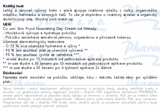 Lehký a zároveň výživný krém v sobě spojuje rostlinné výtažky z violky, organického měsíčku, heřmánku a olivových listů. To vše je doplněno o rostlinný skvalan a organický slunečnicový olej. Vhodný pod make-up.
