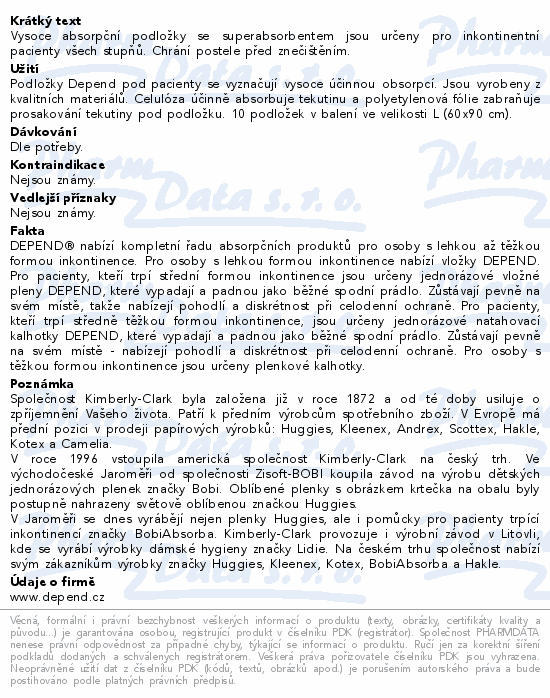 Vysoce absorpční podložky se superabsorbentem jsou určeny pro inkontinentní pacienty všech stupňů. Chrání postele před znečištěním.