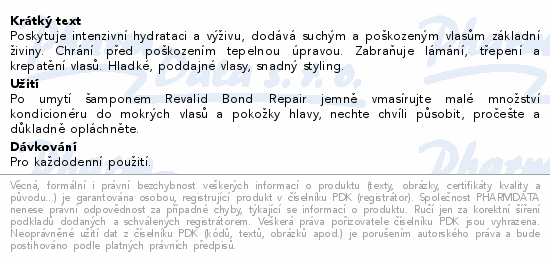 Poskytuje intenzivní hydrataci a výživu, dodává suchým a poškozeným vlasům základní živiny. Chrání před poškozením tepelnou úpravou. Zabraňuje lámání, třepení a krepatění vlasů. Hladké, poddajné vlasy, snadný styling.